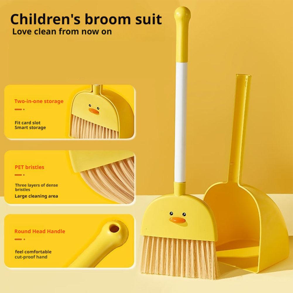 مجموعة مكنسة ومجرفة صغيرة للأط - مراجعة Kids Outdoor Broom وسعره