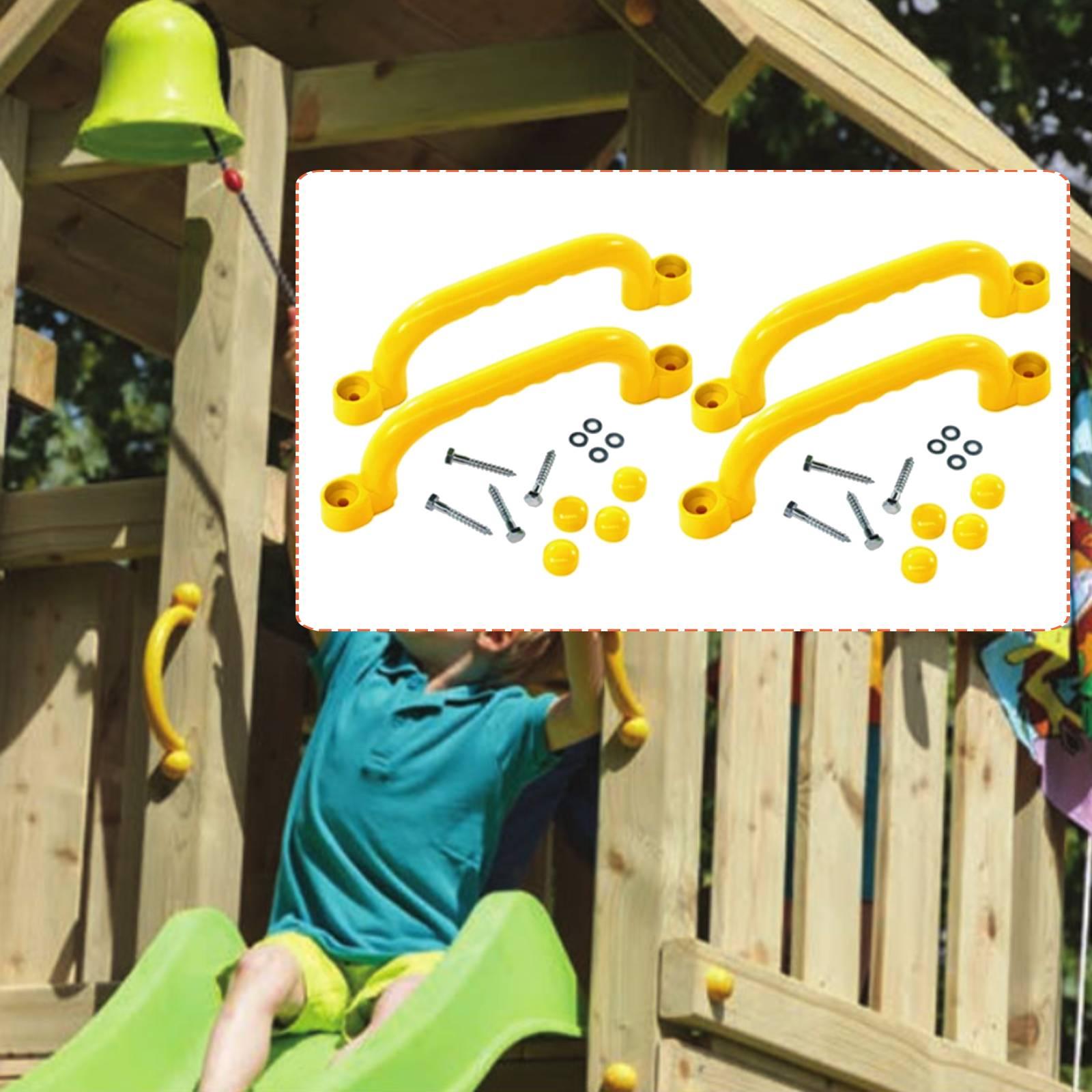 4 مقابض لتسلق الأشجار للأطفال، - مراجعة Kids Outdoor Climbing Frame وسعره