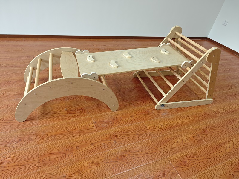 إطار تسلق خشبي للأطفال 3 في 1  - مراجعة Kids Outdoor Climbing Frame وسعره