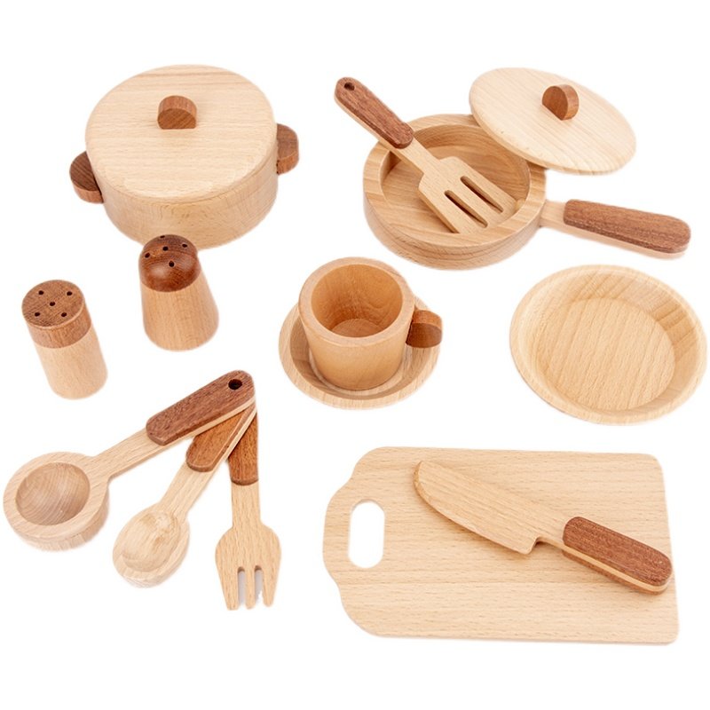 مجموعة ألعاب مطبخ خشبية للأطفا - مراجعة Kids Outdoor Kitchen Accessories وسعره