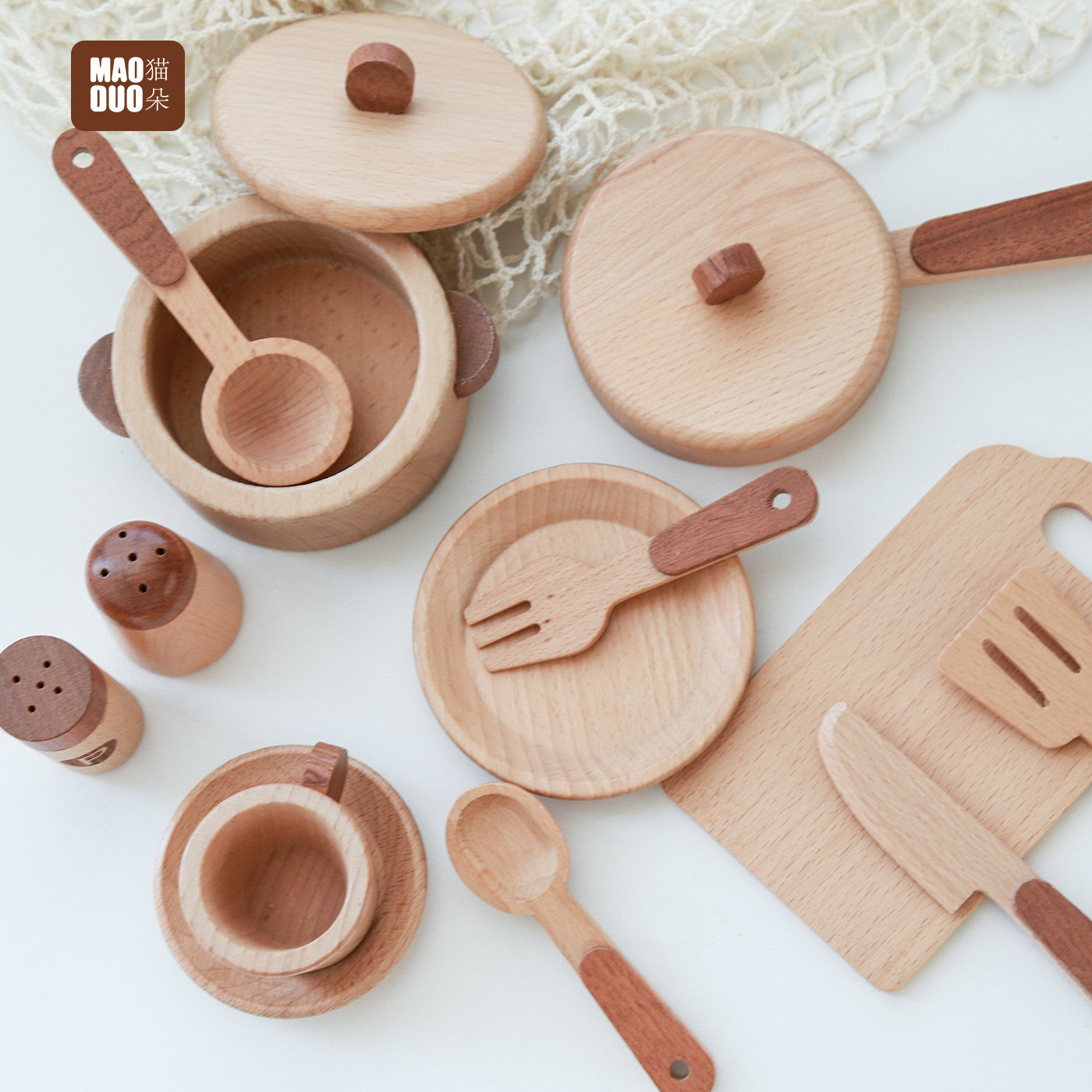 مجموعة ألعاب مطبخ خشبية للأطفا - مراجعة Kids Outdoor Kitchen Accessories وسعره