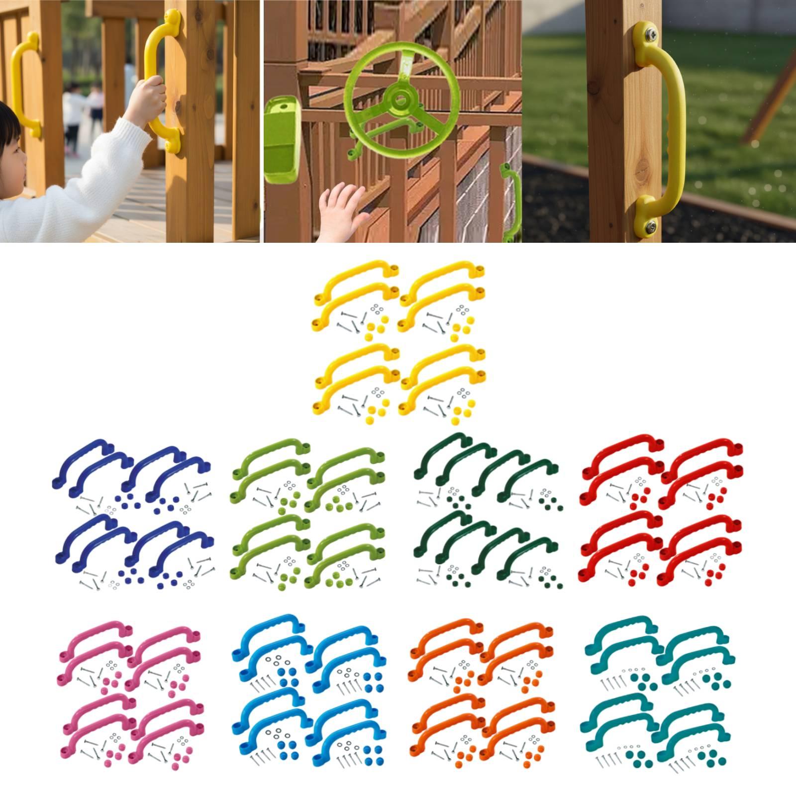 8 قطع مقابض تسلق، ملحقات ملعب  - مراجعة Kids Outdoor Climbing Frame وسعره