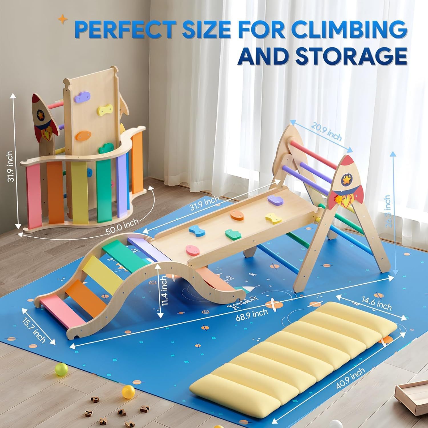 إطار تسلق متعدد الاستخدامات من - مراجعة Kids Outdoor Climbing Frame وسعره