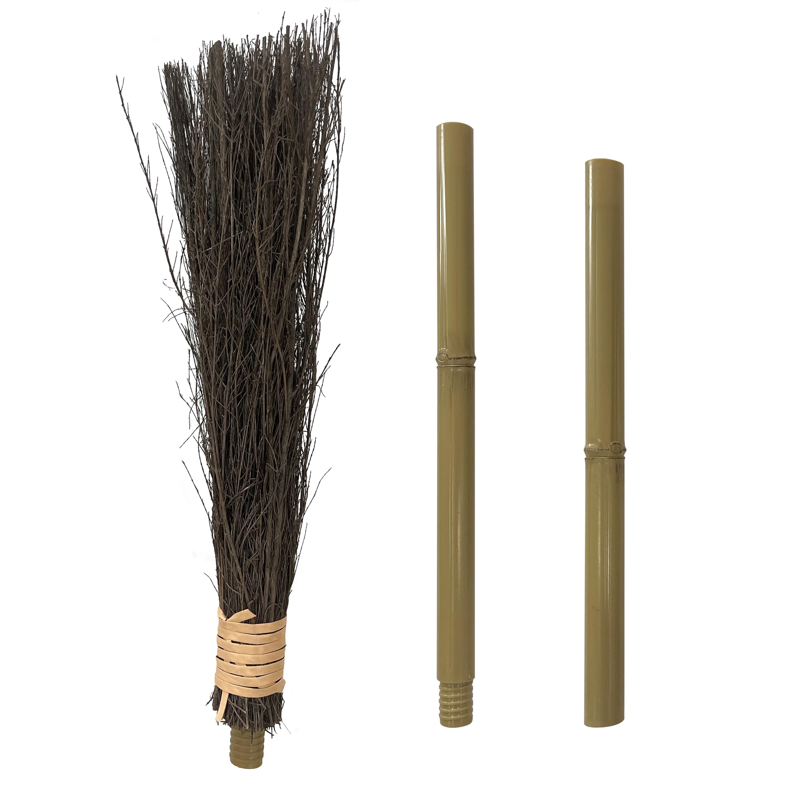 مكنسة ساحرة من الخيزران بطول 4 - مراجعة Kids Outdoor Broom وسعره
